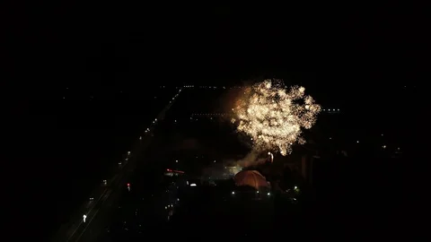 View fireworks Stock Footage 129171752