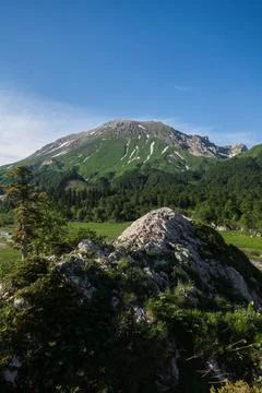 A View of Fisht Mountain Stock Photos