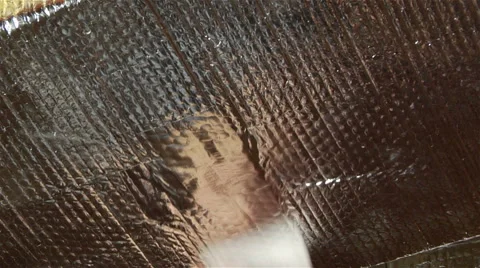 View of fixed air conditioning ventilation system Stock Footage 42957520