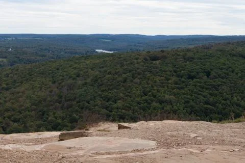 View from Flat Rock on Moosic Mountain Stock Photos
