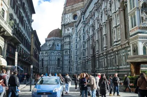 View from Florence Cathedral Stock Photos