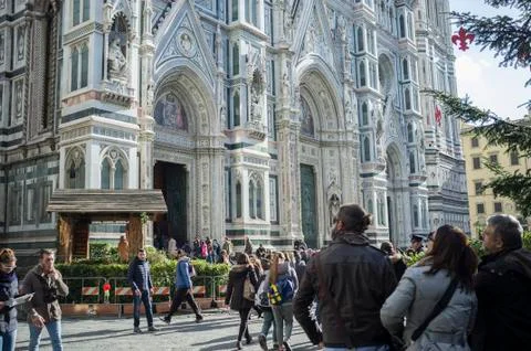 View from Florence Cathedral Stock Photos