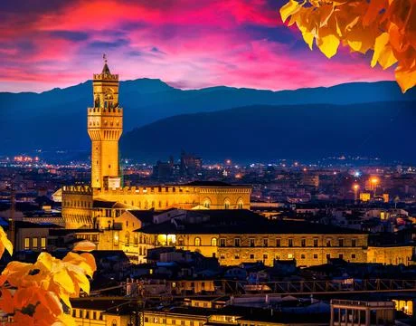 View of Florence cityscape Stock Photos
