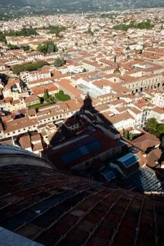 The view on florence  from the dome duomo Stock Photos