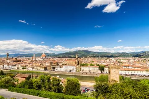 View of Florence, Italy. Stock Photos