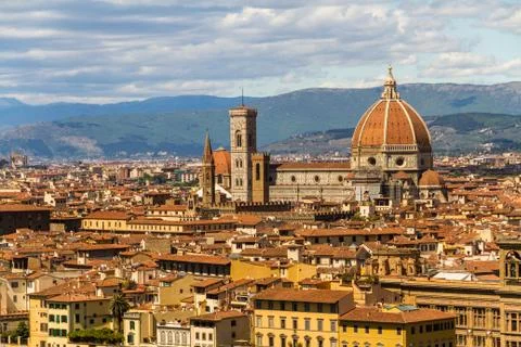 View of Florence, Italy. Stock Photos