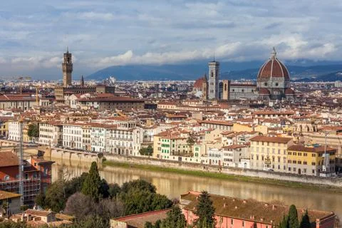 View of florence 스톡 사진