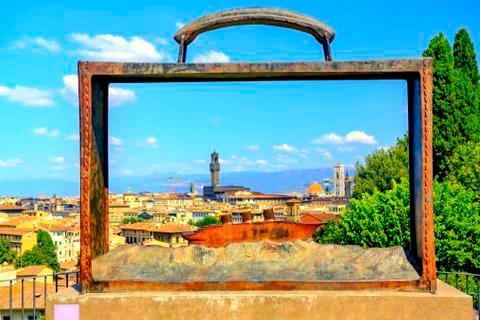 View of Florence Foto stock