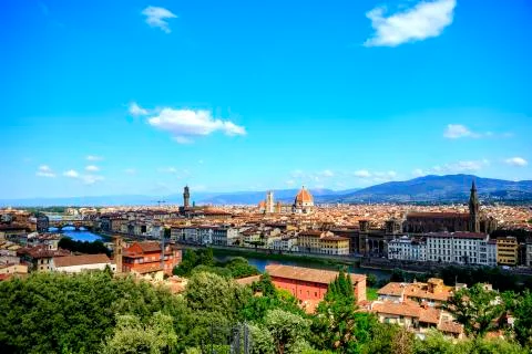 View of Florence Foto stock