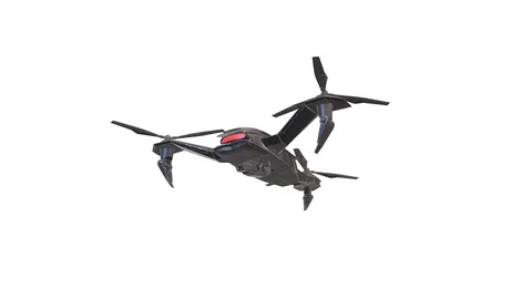 THE VIEW OF A FLYING DRONE Stock Footage 128812218