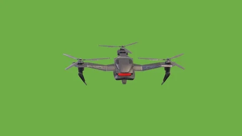 THE VIEW OF A FLYING DRONE Stock Footage 128812465
