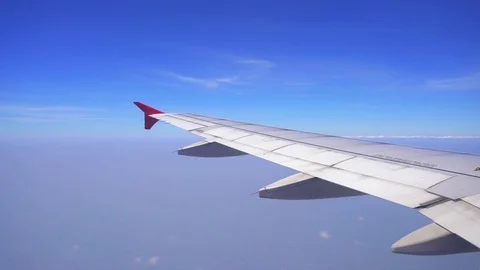 View from flying plane Stock Footage 82683729