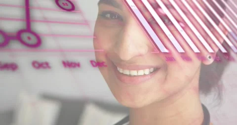 View focusing on stethoscope with code shifting revealing smiling doctor with Stock Footage 318626473