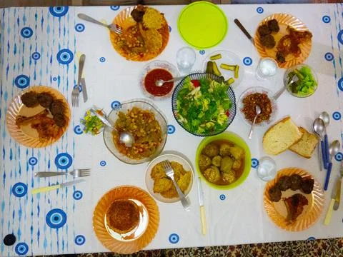 The view of the food Stock Photos