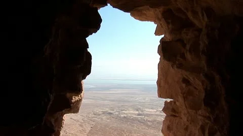 View form Masada t Stock Footage 12049761