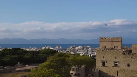 View from the fortress Stock Footage