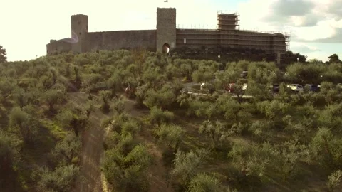 View of the fortress Stock Footage 162765902