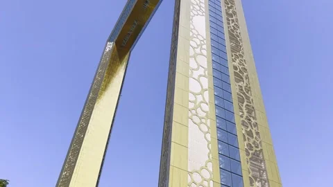 View of The Frame of Dubai Stock-Footage 322098607