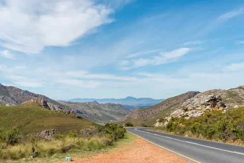 View of the Franschhoek Pass Stock Photos