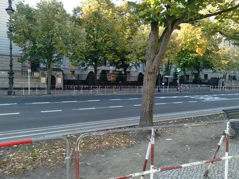 View of the front of the Russian Embassy Stock Photos