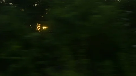 View from a front window of a cross over going across country through the forest 動画素材 89022989