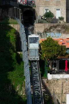 View of Funicular dos Guindais Stock Photos