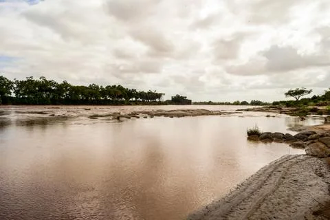 View of the galana river Stock Photos