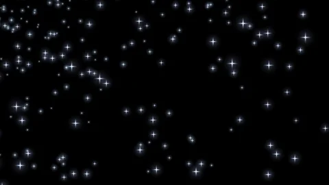 A view into the galaxy with moving stars Video stock 100528629