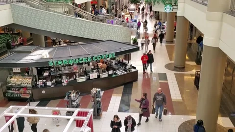 View of Galleria Mall Stock Footage 247017183
