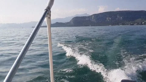 View on Garda Lake Garda Stock Footage 147754289