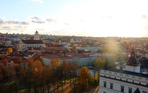 View from Gedemino Tower(Vilnius) Stock Photos