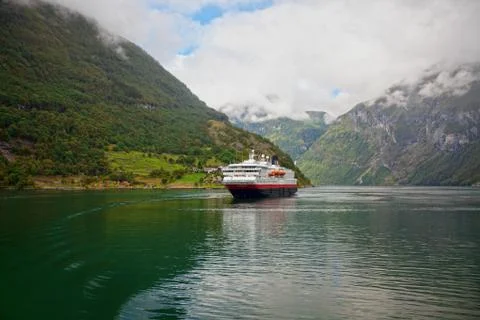 View of Geiranger Stock Photos