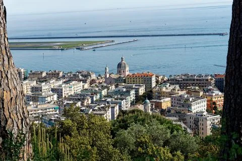 View of genova pegli Stock Photos