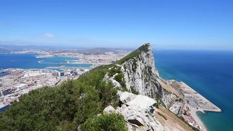 View of Gibraltar Video stock 78698134