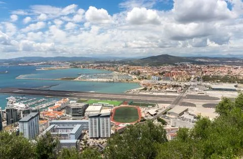 View from Gibraltar Foto stock