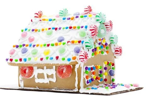 View of a gingerbread house Stock Photos