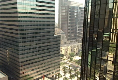 View from a Glass Elevator 015 Stock Footage 486398