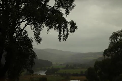 View of Glen Affric from Eagle Brae Stock Photos