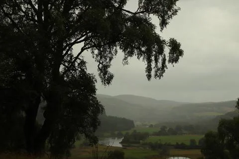 View of Glen Affric from Eagle Brae Stock Photos