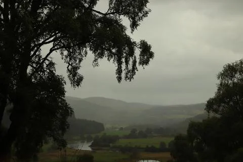 View of Glen Affric from Eagle Brae Stock Photos