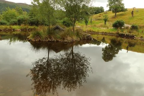 View of Glen Affric from Eagle Brae Stock Photos