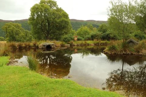 View of Glen Affric from Eagle Brae Stock Photos