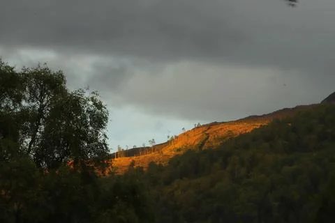 View of Glen Affric from Eagle Brae Stock Photos