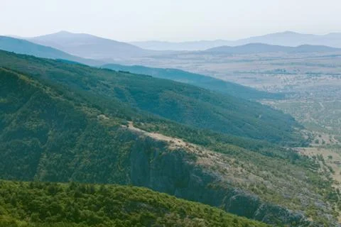 View from Glider Foto stock