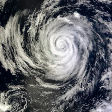 View of Global storm from space. Elements of this image furnished by NASA Illustrazione stock