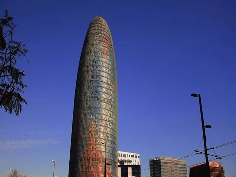 View of Glories tower (Agbar tower) Stockbeeldmateriaal 102214813