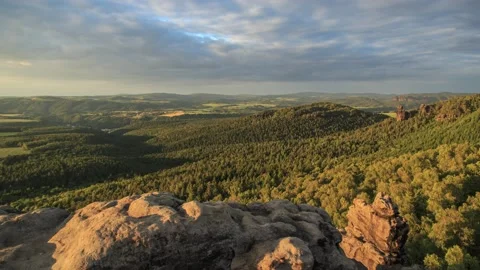View from Gohrisch mountain,4k,timelapse 動画素材 230871716
