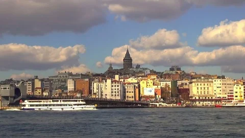 View of Golden Horn Stock Footage 70584471