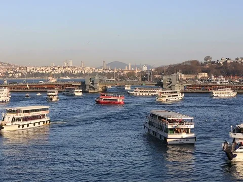 View of Golden Horn Video stock 73596177