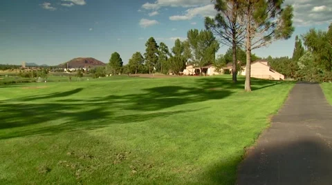 View of golf course Stock Footage 54592928